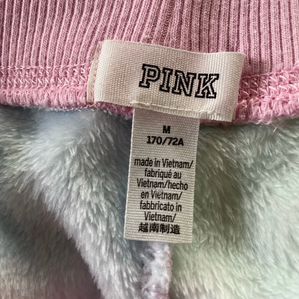 PINK fuzzy fleecy shorts
